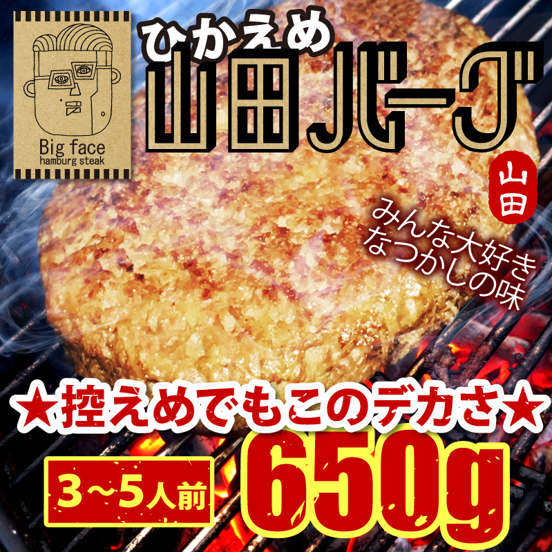 控え目山田バーグ650g